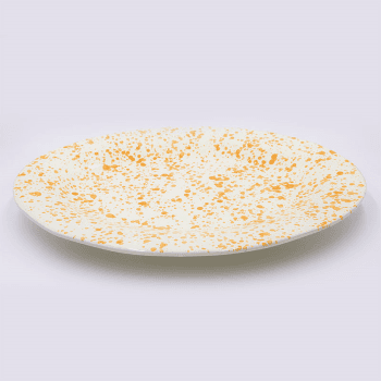Image showing the Splatter Serving Platter, 44cm, Burnt Orange product.