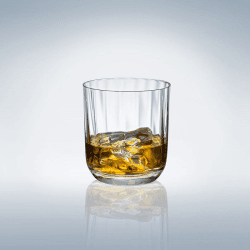 Image showing the Rose Garden Water Glass Set of 4, 250ml, Clear product.
