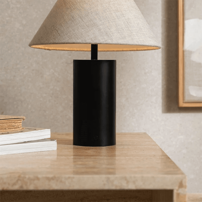 Portland Lamp, H28.5cm, Black
