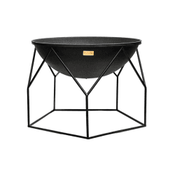 Image showing the Buckingham Outdoor firebowl, W70cm, Black product.