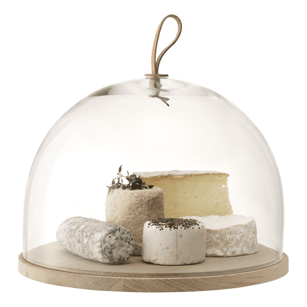 Ivalo Dome with ash base, H20.5 x D32cm, clear