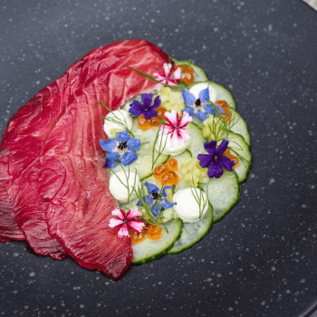 Image showing the Three Course Lunch for Two at 20 Stories Rooftop Restaurant, Manchester product.