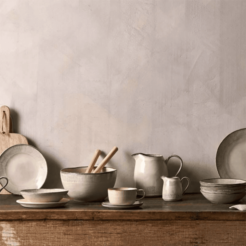 Malia Cup & Saucer, Cream