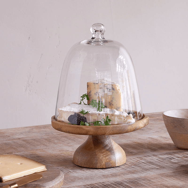 Kannati Cheese Stand, H29cm, Clear