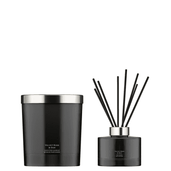Image showing the Velvet Rose & Oud Home Candle and  Diffuser, 200g product.