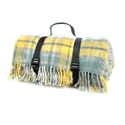 Image showing the Polo Picnic rug, L183 x W145cm, Ocean Cottage/Yellow product.