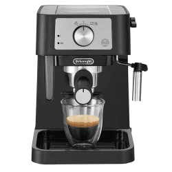 Image showing the Stilosa Manual Coffee Machine, Black product.