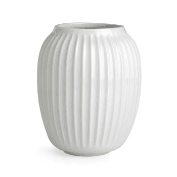 Image showing the Hammershøi Vase, H21 x W16.5cm, White product.
