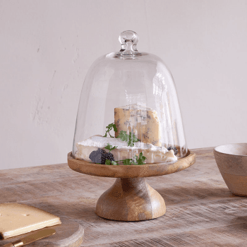 Image showing the Kannati Cheese Stand, H29cm, Clear product.