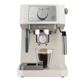 Image showing the Stilosa Manual Coffee Machine, Cream product.