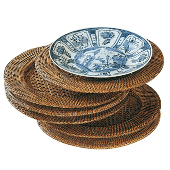 Image showing the Rattan Underplate, 32 cm product.