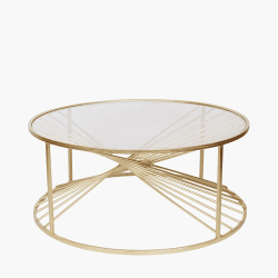 Image showing the Liberty Coffee Table, Gold product.