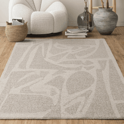 Image showing the Loxley Rug, 120 x 170cm, Linen product.