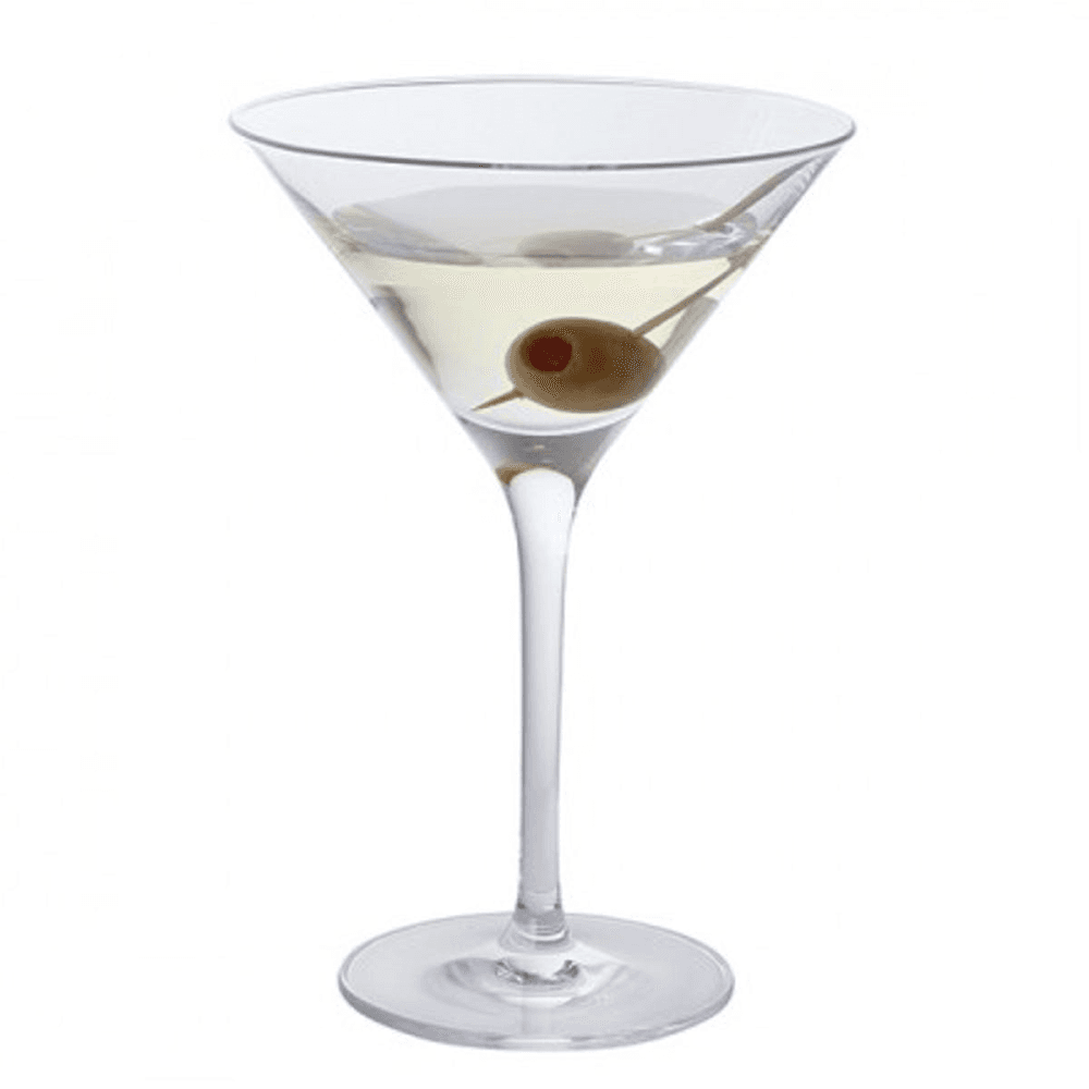 Wine & Bar Pair of Martini Glasses, 240ml, Clear