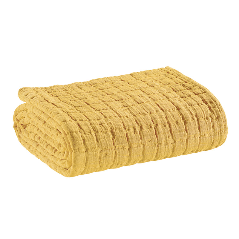 Swami Bed Cover, 180 x 260cm, Curry