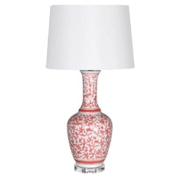 Image showing the Table Lamp, Coral Pattern, With Shade, 76cm product.