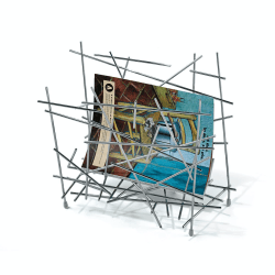 Image showing the Blow Up by Fratelli Campana Magazine holder, Steel Mirror Polish product.