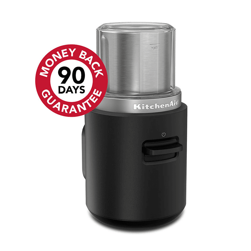Cordless Coffee Grinder Battery Included, Matt Black