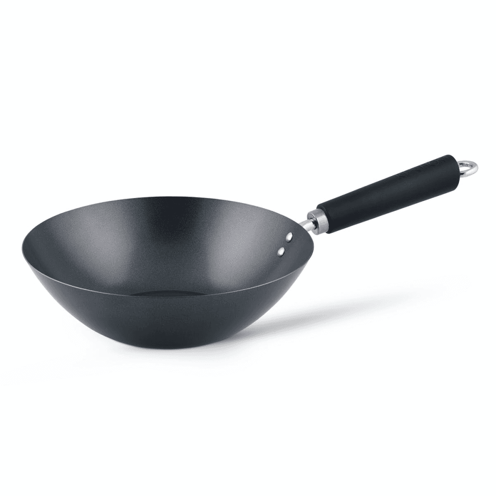 Excellence Carbon Steel Wok, 27cm