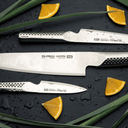 Image showing the Ukon 3 Piece Knife Set, Silver product.
