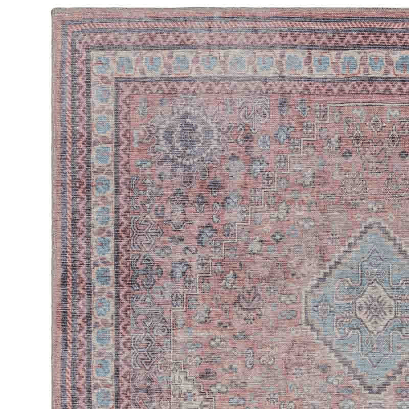 Kaya Traditional Classic Esfir Rug, 120 x 170cm, Red, Blue, Multi