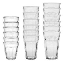 Image showing the Picardie Set of 18 Tumblers, Clear product.