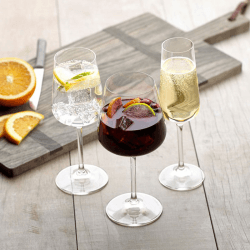 Image showing the Ovid Set of 4 Champagne flutes, 25cl product.