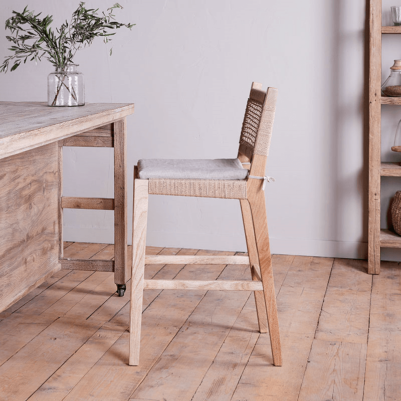 Aamani Counter Chair, Mango Wood