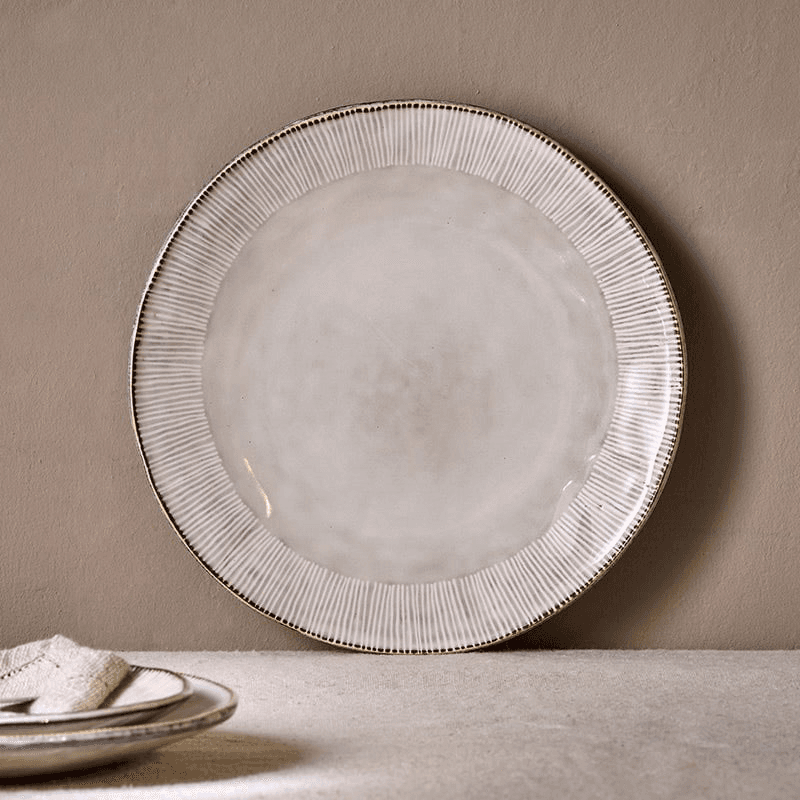 Malia Dinner Plate, D28cm, Cream