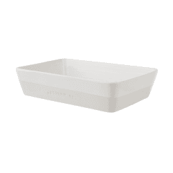 Image showing the Rectangular roaster, L26 x W18 x H6cm, stoneware product.