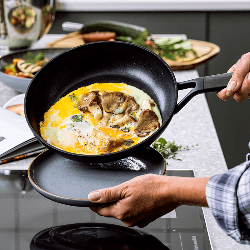 Classic Forged Non-Stick Frying Pan, 30cm, Black