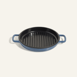 Image showing the Cast Iron Hot Grill, Blue Salt product.