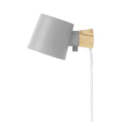 Image showing the Rise Wall Light L17 x D10 x H9.7cm Grey, Grey product.