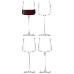 Image showing the Metropolitan Set of 4 Grand Cru  Red Wine Glasses, 680ml, Clear product.