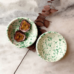 Image showing the Splatter Nut Bowl, D12cm, Pistachio product.