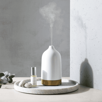 Image showing the Electronic diffuser, H18 x Dia9cm, White product.