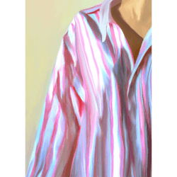 Image showing the Dad Shirt Art Print, 30 x 40cm product.