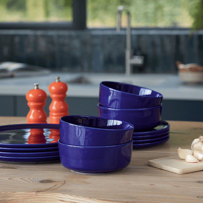 Collective Set of 2 Cereal Bowls, D15cm, Cobalt