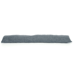 Image showing the Tweed Draught Excluder, 16 x 80cm, Herringbone Blue Moon product.