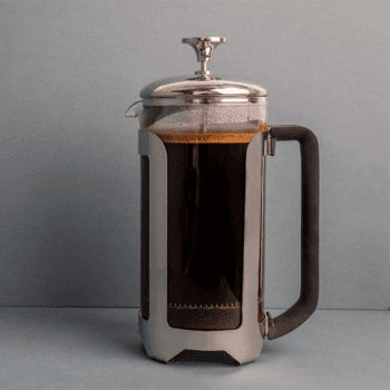 Image showing the Roma Stainless Steel Cafetière, 8 Cup, Silver product.