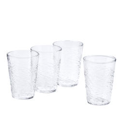 Image showing the Pacific Set of 4 Hiball Glasses, 500ml, Clear product.