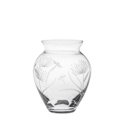 Image showing the Dragonfly Large Posy Vase, H18cm, Clear product.