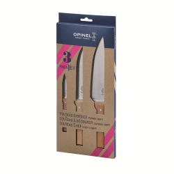 Image showing the Parallèle  Trio Knife Set, Beachwood product.
