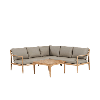 Image showing the Malta Corner Set, Taupe product.