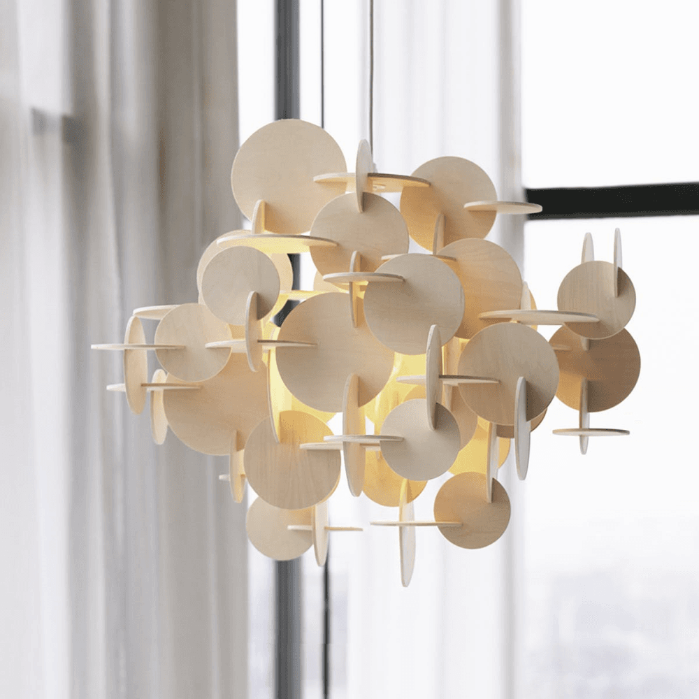 Bau Small Light Shade H44 x D57.5cm Natural, Natural