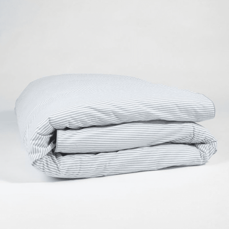 The Stripe 200 Thread Count Duvet Cover, King, Blue