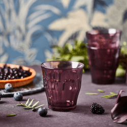 Image showing the Picardie Set of 4 Tumblers, 250ml, Plum product.
