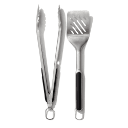 Image showing the Grilling Turner & Tong Set, Stainless Steel product.