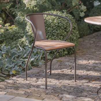 Image showing the Vivika Outdoor Dining Chair, Natural product.