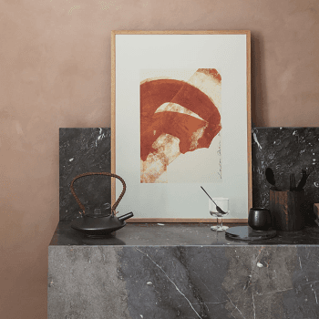 Image showing the Earth 01 - LouLou Avenue Art print, H70 x D50cm, Multi product.
